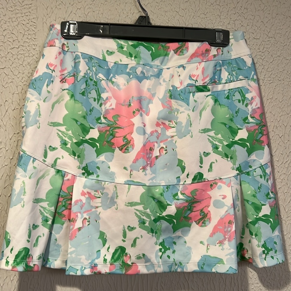 Adidas Floral pastel floral print Skort size small - Picture 6 of 8